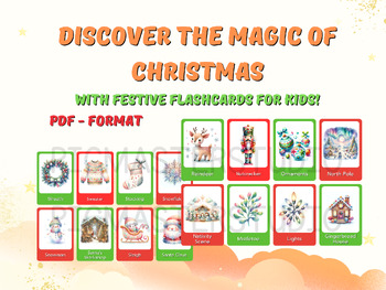 Joyful Learning: Christmas Flashcards for Kids - A Festive Adventure Exploring H