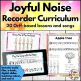 Joyful Noise Recorder Curriculum and Lessons for Elementary Music