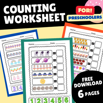 Joyful Numbers: Interactive Counting Worksheets for Preschoolers.