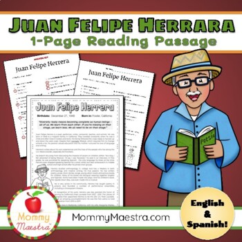 Preview of Juan Felipe Herrera Reading Passage