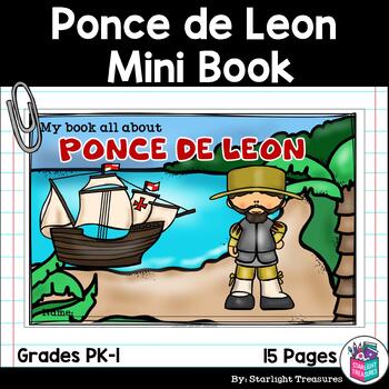 Preview of Juan Ponce de Leon Mini Book for Early Readers: Early Explorers