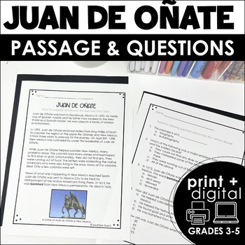 Preview of Juan de Onate Biography Passage