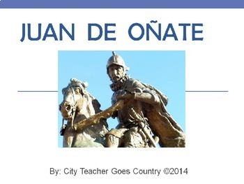 Preview of Juan de Onate PowerPoint - Explorers - Conquistador