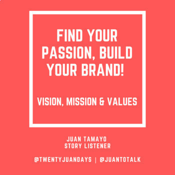 Preview of Juan to Embrace Your Passion and Build Your Brand? 
