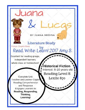 Preview of Juana & Lucas by Juana Medina  Book Study