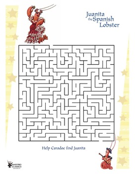 Preview of Juanita the Spanish Lobster Maze from Maestro Classics