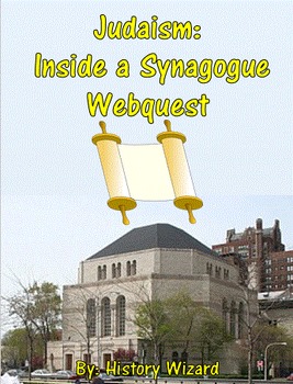 Preview of Judaism: Inside a Synagogue Webquest
