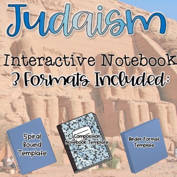 Preview of Judaism Interactive Notebook Worksheets World History Activities