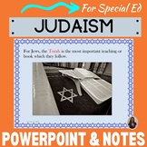 Judaism PowerPoint and notes for Special Education