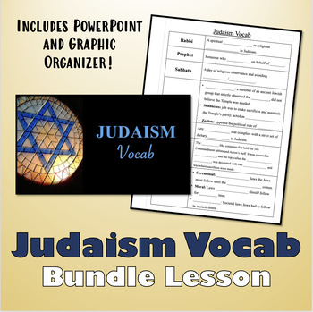 Preview of Judaism Vocab Bundle Lesson