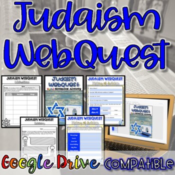 Preview of Judaism WebQuest: Reading Comprehension and Research - Print and Digital