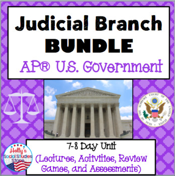 Preview of Judicial Branch BUNDLE: AP® U.S. Government 