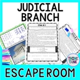 Judicial Branch ESCAPE ROOM: Supreme Court, U.S. Constitution