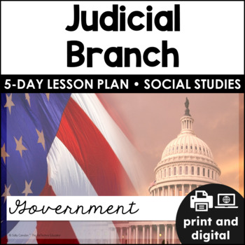 Preview of Judicial Branch | Government | Social Studies for Google Classroom™