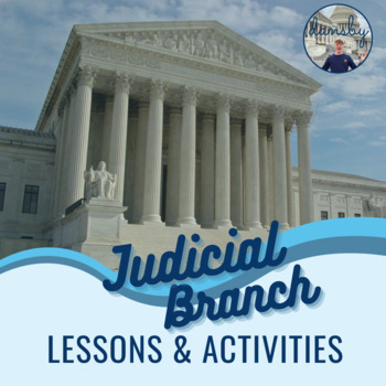 Preview of Judicial Branch: Interactive Notebook Reading Comprehension & Activity Pack