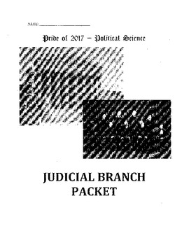 Preview of Judicial Branch Packet/Worksheets Bundle