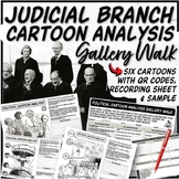 Judicial Branch Political Cartoon Gallery Walk