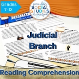 Judicial Branch Reading Comprehension Passages and Questio