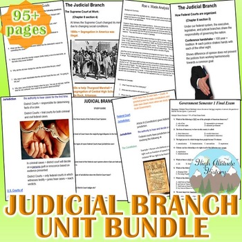 Preview of Judicial Branch Unit Bundle (Government)