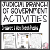 Government Crossword Puzzle Worksheets Teaching Resources Tpt