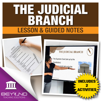 Preview of Judicial Branch of Government Digital Lesson and Activities - U.S. Government