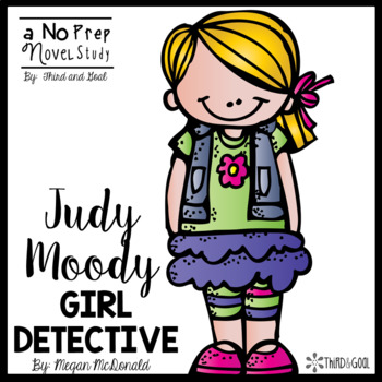 Preview of Judy Moody Girl Detective Guided Reading Pack or Novel Unit