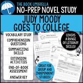 Judy Moody Goes to College Novel Study