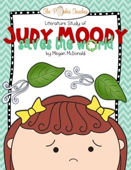 Preview of Judy Moody Saves the World Literature Study