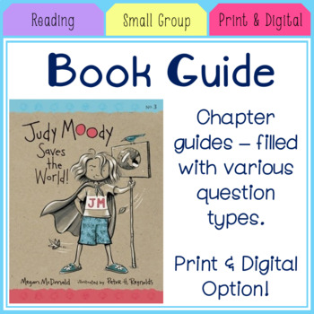 Preview of Judy Moody Saves the World Novel Study