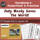 Judy Moody Saves the World Vocabulary PowerPoint  - Aligne