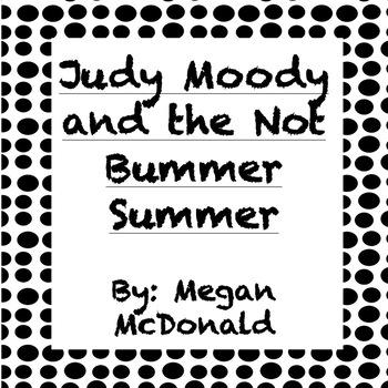 Preview of Judy Moody and the Not Bummer Summer - Chapter Questions