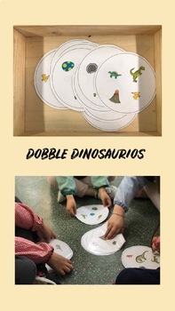 Preview of Juego Dobble Dinosaurios