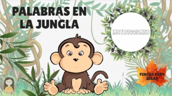 Preview of Juego Palabras en la Jungla (Ahorcado). Words in the Jungle (Hangman)