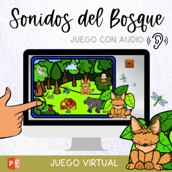 Preview of Juego-  Sonidos del Bosque- Paisaje sonoro - Reconocimiento Auditivo