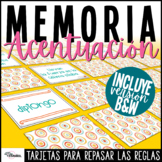Juego de Memoria Acentuación - Spanish Accents Memory Game