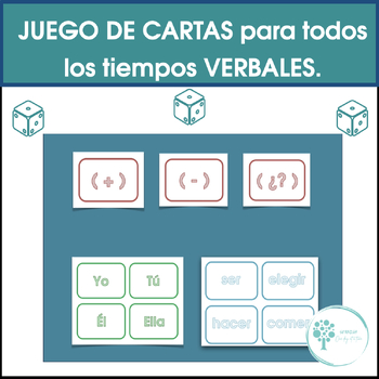 Preview of Juego de cartas en español./Communication card game in Spanish (All levels)