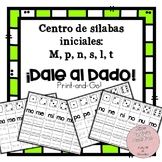 Spanish center dice game las sílabas