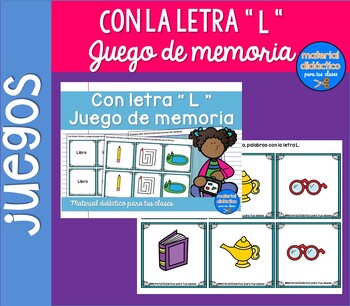 Juego de memoria con la letra 