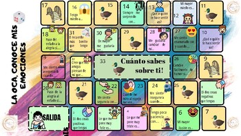 Preview of Juego didactico psicologica para conocer las emociones  de nuestros peques