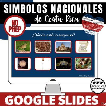 Preview of Hispanic Heritage Month Símbolos Nacionales de Costa Rica for Google Slides™