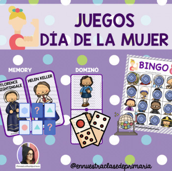 Preview of Juegos Grandes Mujeres( Bingo Memory Dominó)