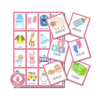 juegos de baby shower bingo