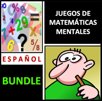 Preview of Juegos de matemáticas mentales bundle