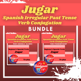 Jugar - Spanish Irregular Past Tense Verb Conjugation Bundle