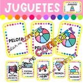 Juguetes - Tarjetas de vocabulario - Colour me Confetti