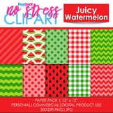 Juicy Watermelon Digital Papers