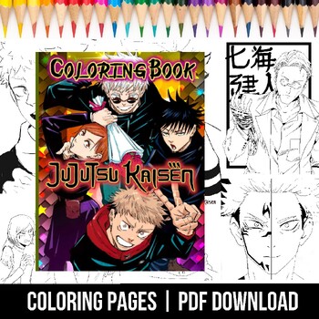 Anime coloring page