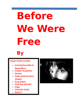 Preview of Julia Alvarez ~ Before We Were Free MASTER PACKET (46 pages)
