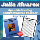 Julia Alvarez - Spanish Biography Activity Google Slides -