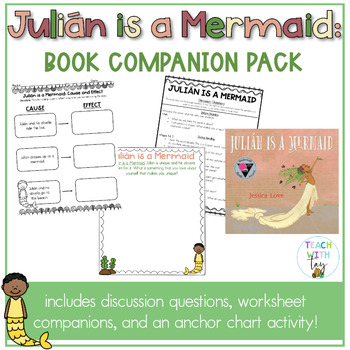 Preview of Julian is a Mermaid by Jessica Love Book Pack • Diverse Reads Lesson